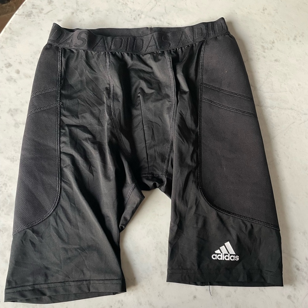 Adidas men’s baseball sliding compression shorts size medium.
